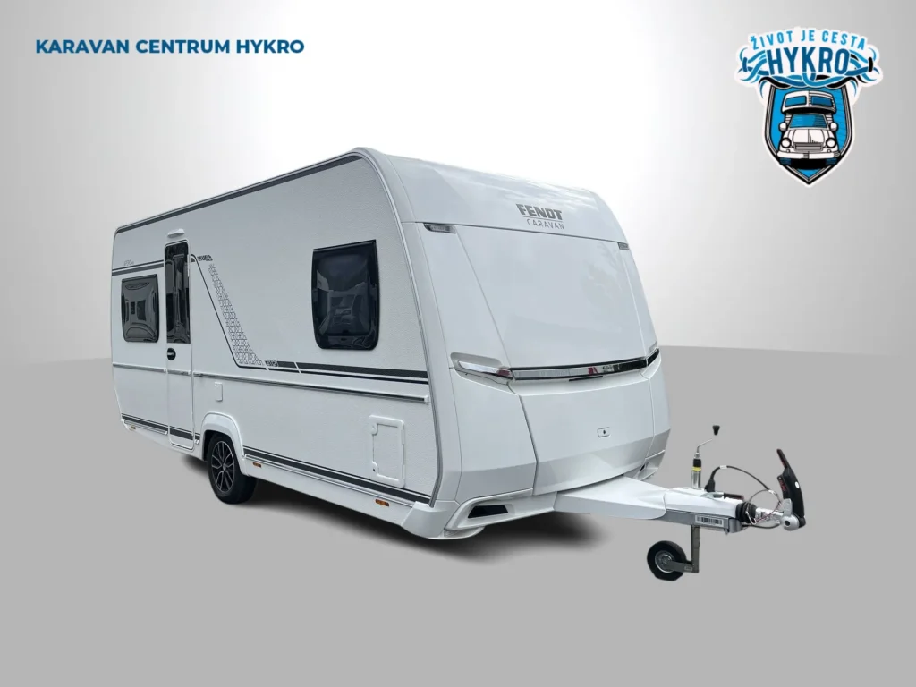 Karavan Fendt s moderním designem a praktickými funkcemi, ideální pro vaše dobrodružství.